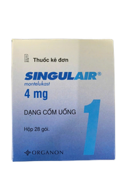 Thuốc điều trị hen suyễn Singulair 4 (Hộp 28 gói)