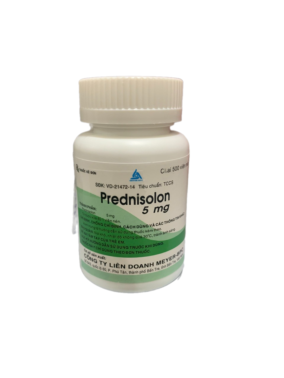 Prednisolon 5mg Meyer (c/500v)