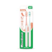 Bàn chải đánh răng OralClean Plush (Vỉ 2 cái)