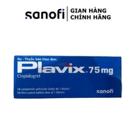 Thuốc chống đông máu Plavix 75 (Hộp 14 viên)