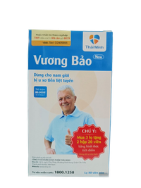 Viên uống hỗ trợ u xơ tiền liệt tuyến Vương Bảo (Chai 80 viên)