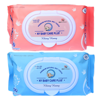 Khăn ướt không mùi ny baby care plus màu ngẫu nhiên như ý (bịch 125 gram)