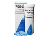 Viên sủi ngừa loãng xương Calcium Hasan 500 (Tuýp 20 viên)