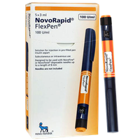 Bút tiêm điều trị đái tháo đường Novorapid Plexten 100U/ml (Hộp 5 cái)