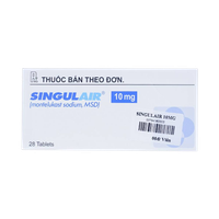 Thuốc điều trị hen suyễn Singulair 10 (Hộp 28 viên)