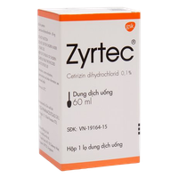 Siro chống dị ứng Zyrtec (Chai 60ml)