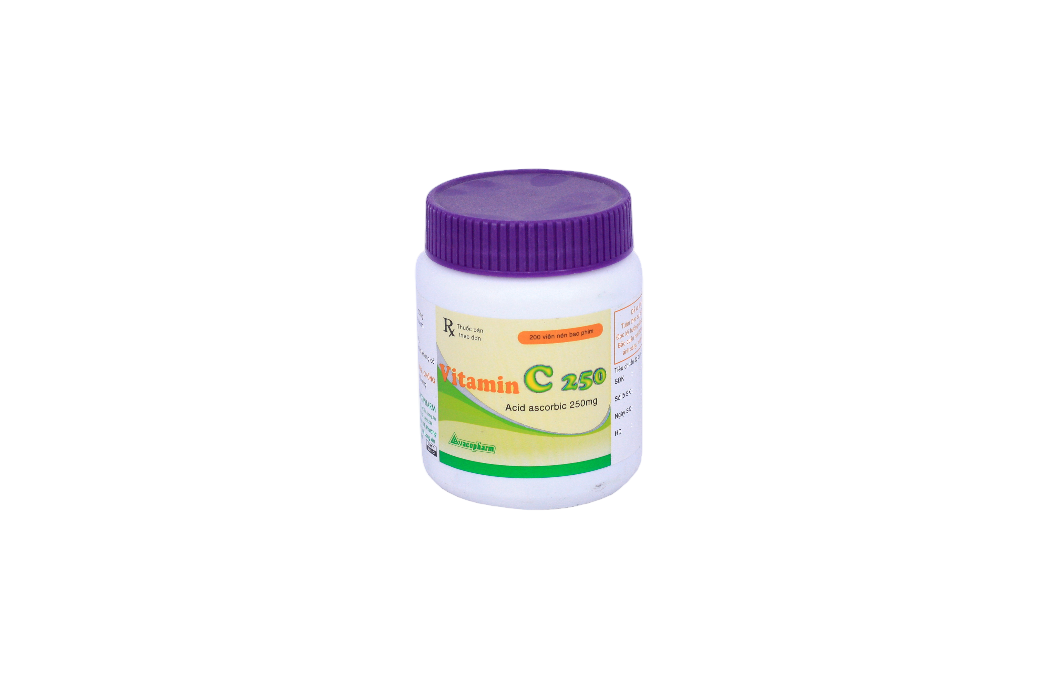 Vitamin C 250mg Vacopharm (c/200v)