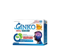 Viên uống tuần hoàn não Omega 360Q 10Gold TH Pharma (Hộp 100 viên)