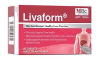 Viên uống mát gan Livaform (Hộp 60 viên)