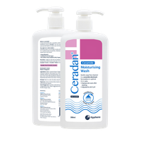 Sữa tắm và rửa mặt Ceradan Ceramide cho da khô, nhạy cảm (Chai 280ml)