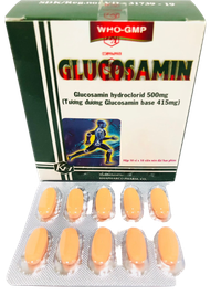 Thuốc khớp Glucosamin 500mg Khapharco (Hộp 100 viên)
