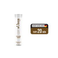 Viên sủi đẹp da, tóc, móng Kudos Collagen & Biotin (Tuýp 20 viên)