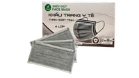 Khẩu trang 4 lớp xám Thiên Thủy (Hộp 50 cái)