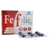 Viên uống bổ máu Fefolic Thanh Hóa (Hộp 30 viên)