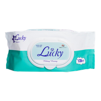 Khăn ướt Lucky không mùi (Bịch 125 gram)