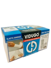 Băng thun Vidugo 2 móc màu trắng (Hộp 12 cuộn)