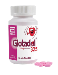 Thuốc giảm đau, hạ sốt Glotadol 325 (Chai 200 viên)