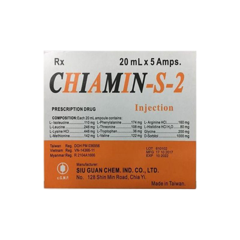 Chiamin-s-2 Inj Siu Guan Chem (h/5ống)