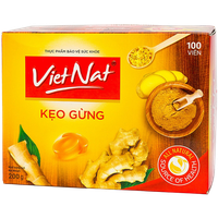 Kẹo gừng ho Vietnhat (Hộp 100 viên)