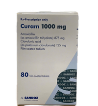 Thuốc kháng sinh Curam 1000 (Hộp 80 viên)