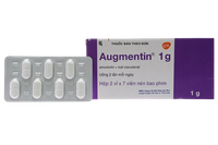 Thuốc kháng sinh Augmentin 1g GSK (Hộp 14 viên)