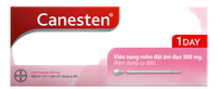 Viên đặt âm đạo kháng nấm Canesten 1 (Hộp 1 viên + 1 dụng cụ đặt)