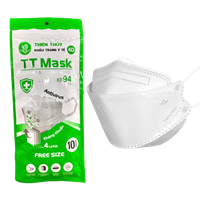 Khẩu trang KF94 Thiên Thủy màu trắng (Gói 10 cái)