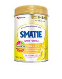 Sữa công thức Smatie 0-6 Tháng Tuổi (Hộp 400 gram)