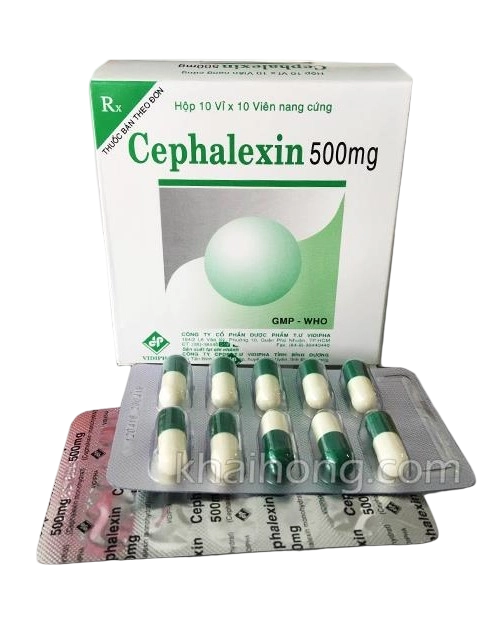 Cephalexin 500mg Vidipha (h/100v)