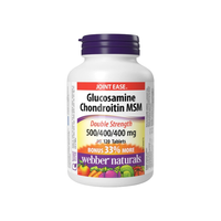 Viên uống xương khớp Glucosamine Chondroitin MSM Webber Naturals (Chai 120 viên)