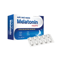 Viên uống hỗ trợ giấc ngủ Melatonine Haufo Mekotra (Hộp 30 viên)