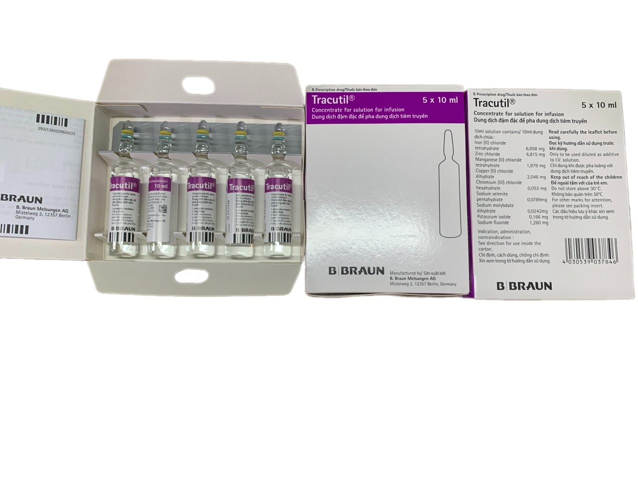 Tracutil B.braun (h/5o/10ml)
