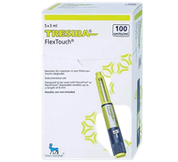 Bút tiêm Tresiba Flextouch 100iu/ml điều trị đái tháo đường Novo Nordisk (Hộp 5 cây)