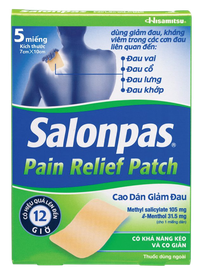 Miếng dán giảm đau Salonpas Pain Relief (Hộp lớn)