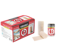 Băng thun Vidugo 2 móc màu da (Hộp 12 cuộn)