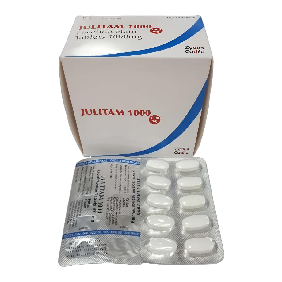 Julitam Levetiracetam 1000mg Zydus Cadila (h/100v)