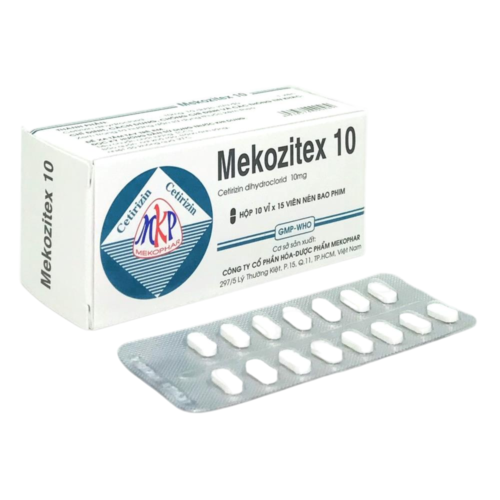 Mekozitex Cetirizin10mg Mekophar (h/150v)