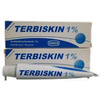 Tube Terbiskin terbinafin 150mg hasan (hộp 1 tuýp 15gram)