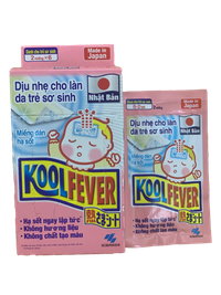 Miếng dán Koolfever 0-2 Tuổi (Hộp 12 miếng)