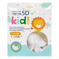 Khẩu trang 5D Kid Fobe Fobelife (Hộp 10 cái)