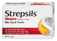 Viên ngậm ho Strepsils maxpro (Hộp 16 viên)