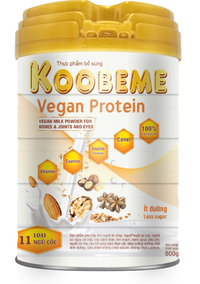 Sữa hạt dinh dưỡng Vegan Protein Koobeme (Hộp 800 gram)