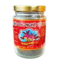 Mật ong Nghệ Viên Đen nắp vàng Tín Phát (Hũ 100 gram)