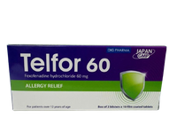 Thuốc chống dị ứng Telfor 60 (Hộp 20 viên)
