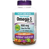 Viên uống Triple Strength Omega 3 Webber Naturals (Chai 120 viên)