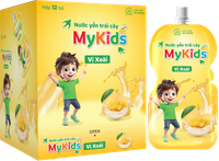 Nước yến trái cây vị xoài MyKids (Hộp 12 gói 115ml)