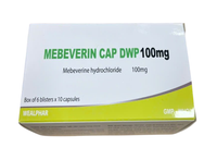Thuốc chống co thắt cơ trơn Mebeverin Cap DWP 100 (Hộp 60 viên)