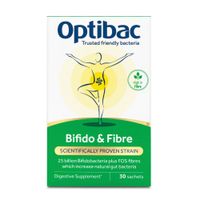 Men hỗ trợ tiêu hóa Optibac Bifido & Fibre (Hộp 30 gói)