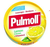 Kẹo ngậm Pulmoll vị chanh không đường (Hộp 45 gram)