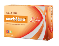 Thuốc ngừa loãng xương Calcium Corbiere Kids Extra (Hộp 30 ống)
